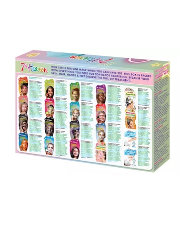 7th Heaven 20 Piece Bumper Face, Hair, Hands & Feet Mask Box