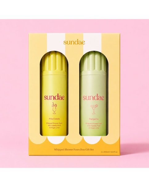Sundae Margarita & Pina Colada Whipped Shower Foam Gift Set