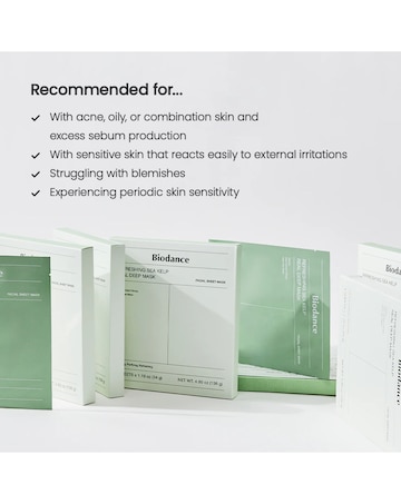 Biodance Refreshing Sea Kelp Real Deep Mask 4 pcs