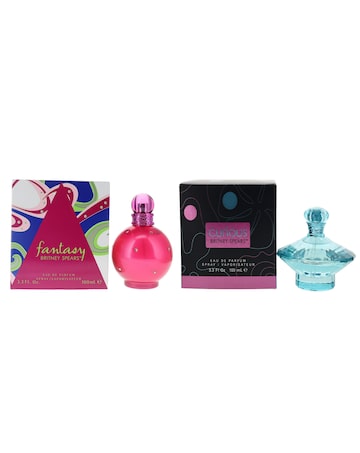 Britney Fantasy spray 100ml + Britney Curious spray 100ml - Twin Pack