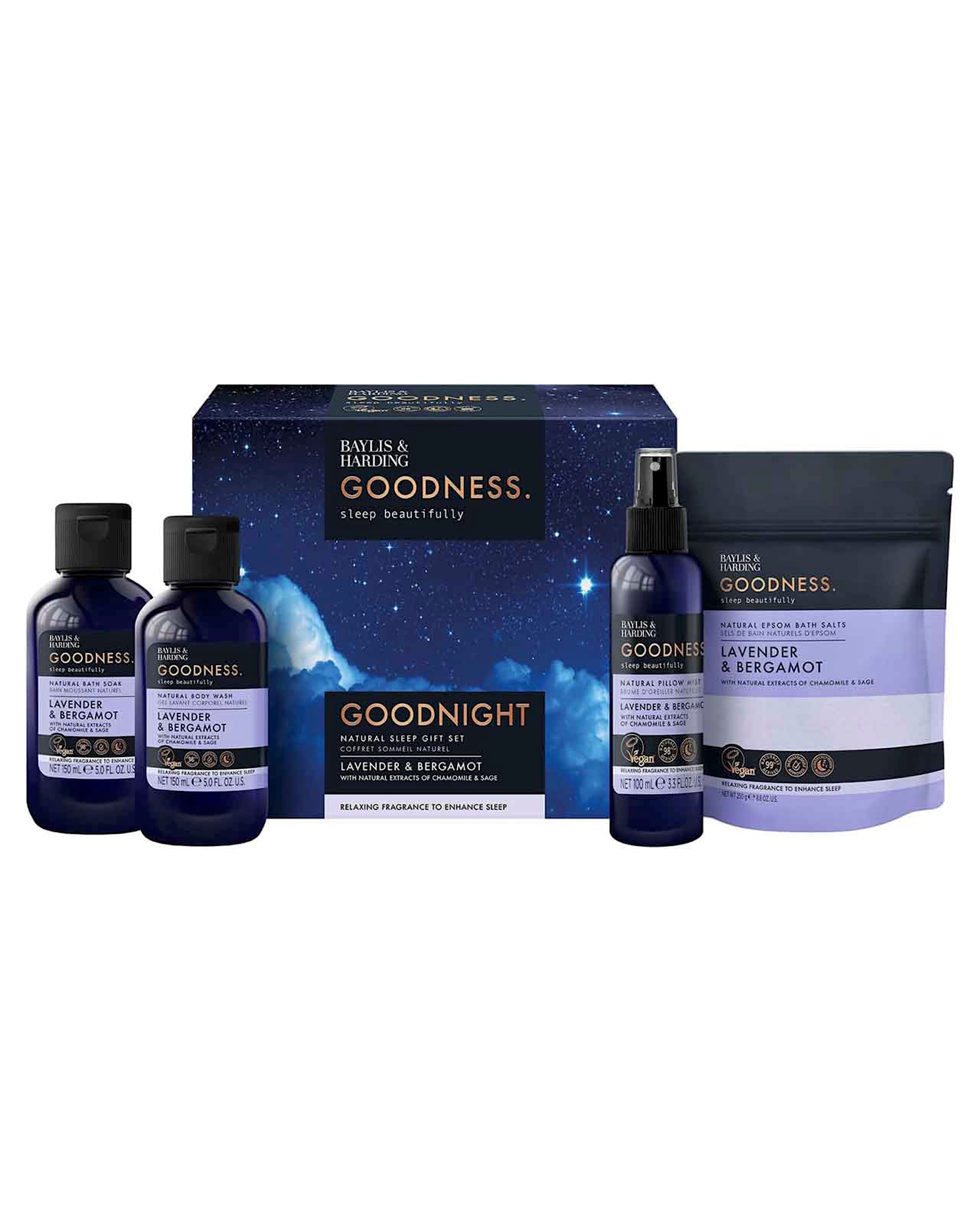 Baylis And Harding Goodness Sleep Lavender And Bergamot Goodnight Gift Set