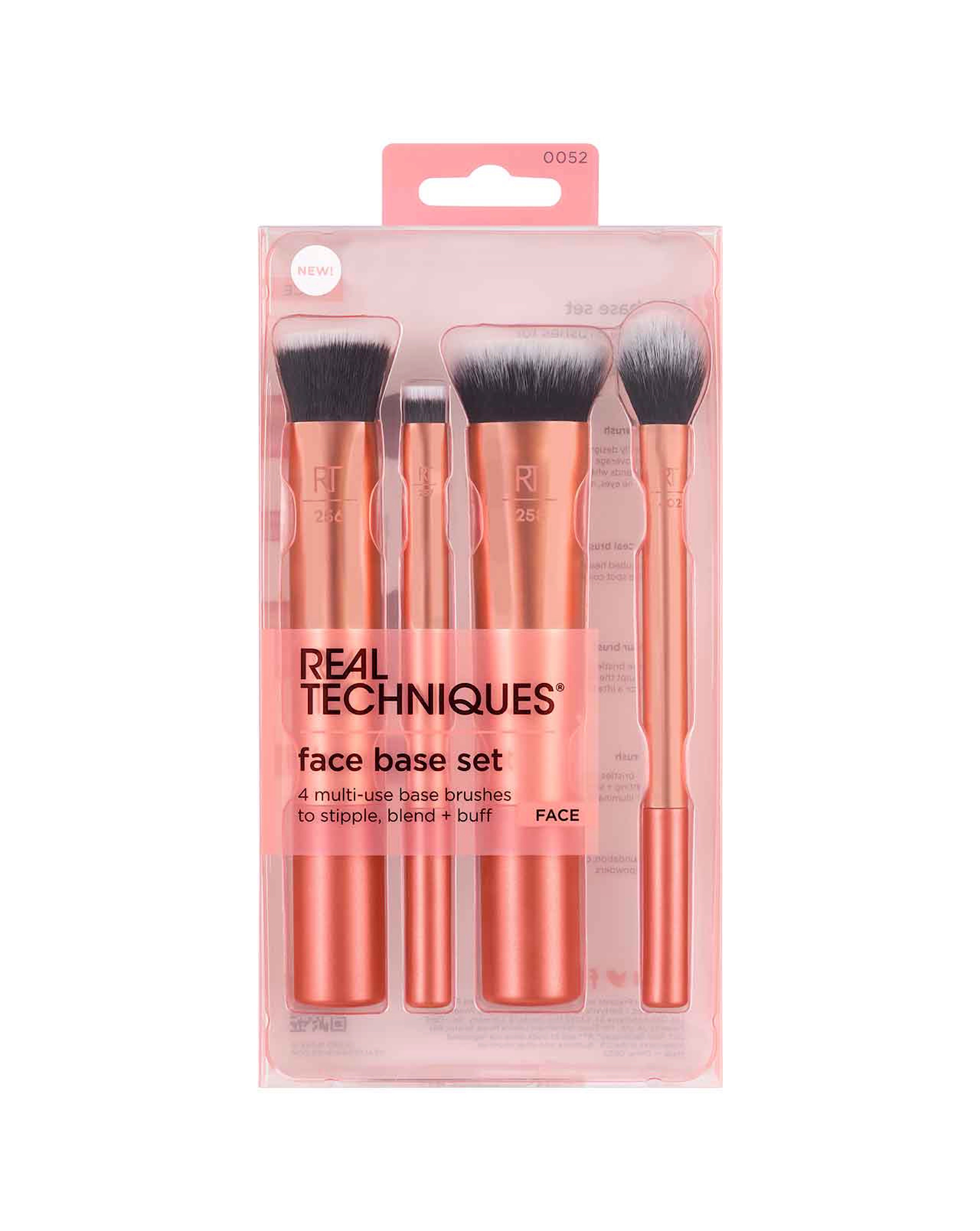 Real Techniques Face Base 4 Piece Makeup Brush Set
