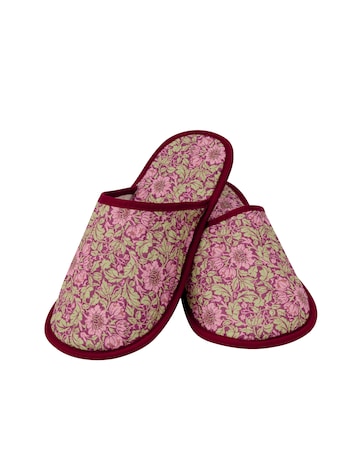 William Morris At Home Beautiful Sleep Quilted Slipper Set