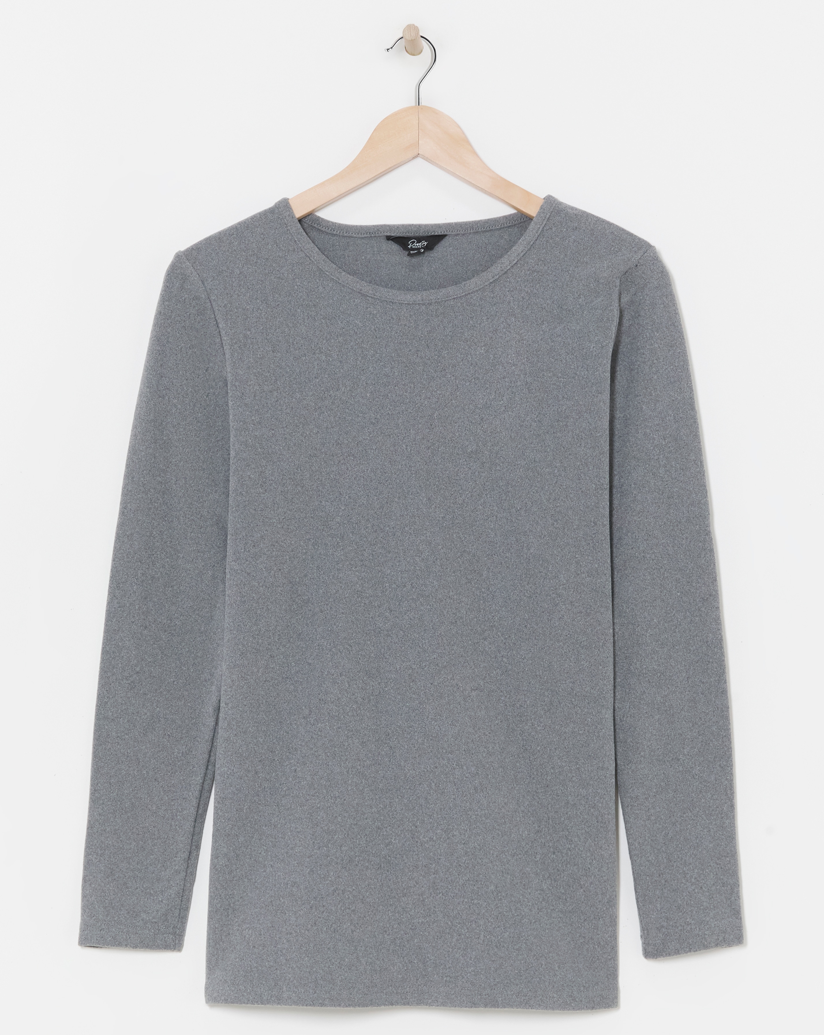 Thermal Brushed Fleece Long Sleeve Top