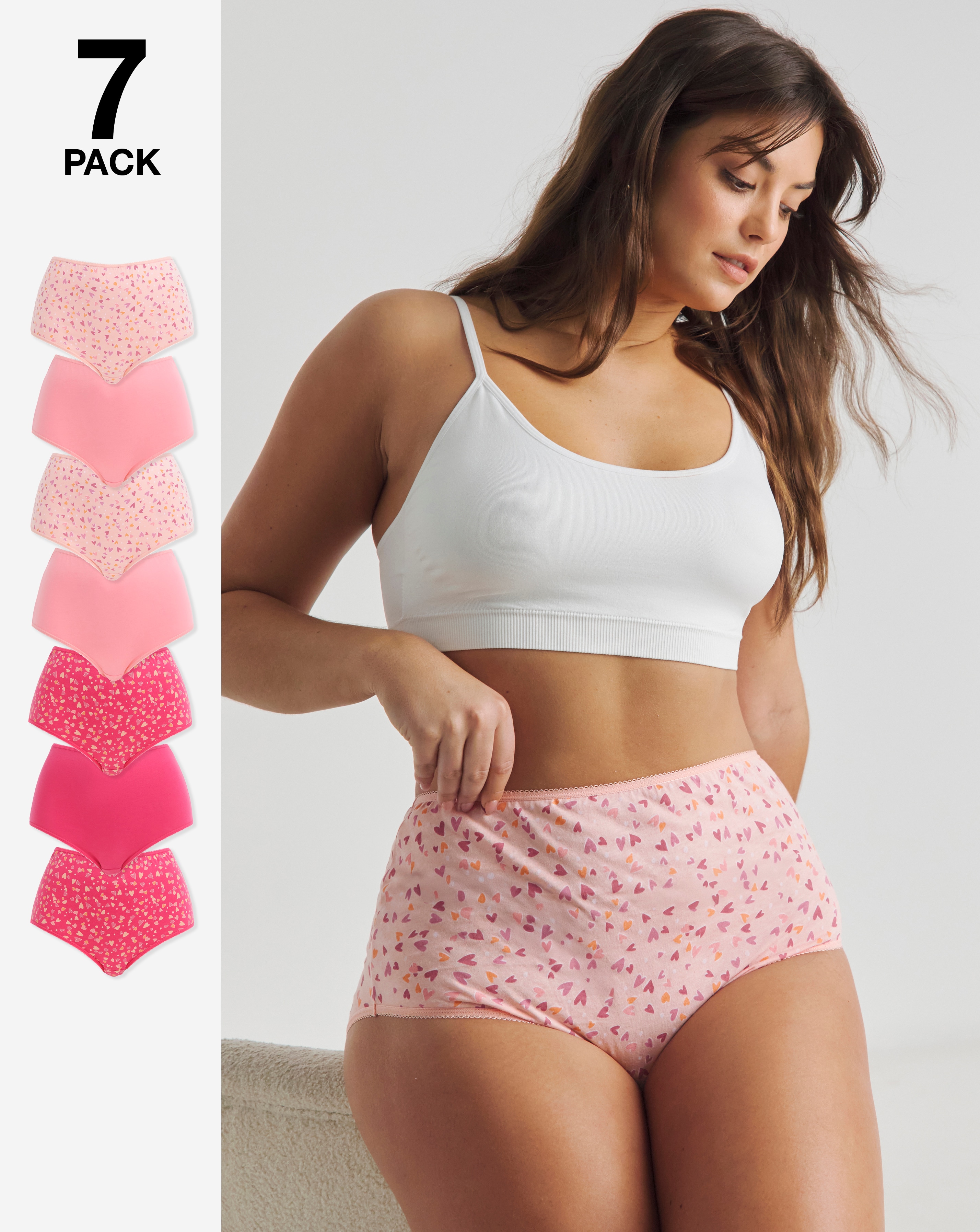 Pretty Secrets 7 Pack Full Fit Brief