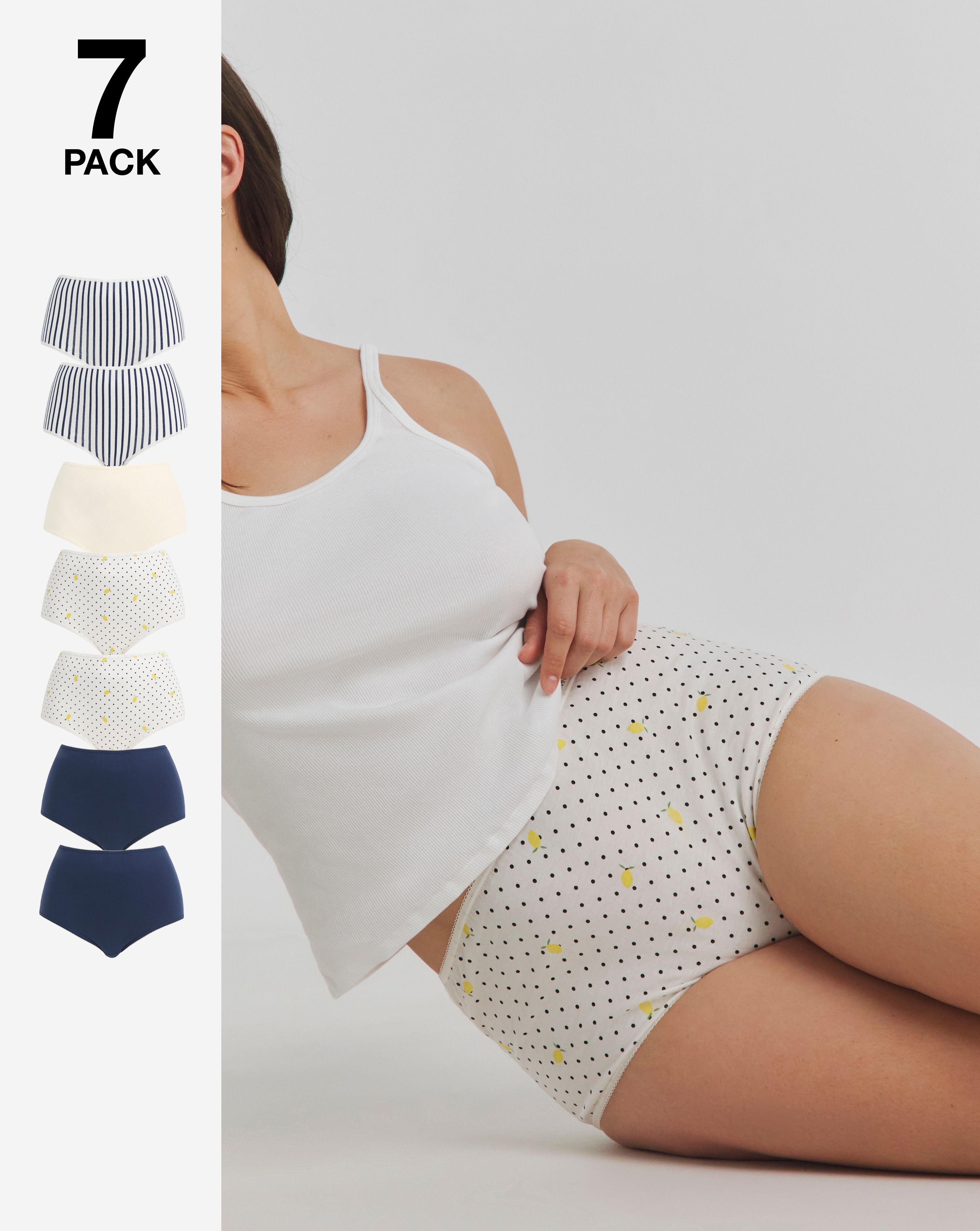 Pretty Secrets 7 Pack Full Fit Brief