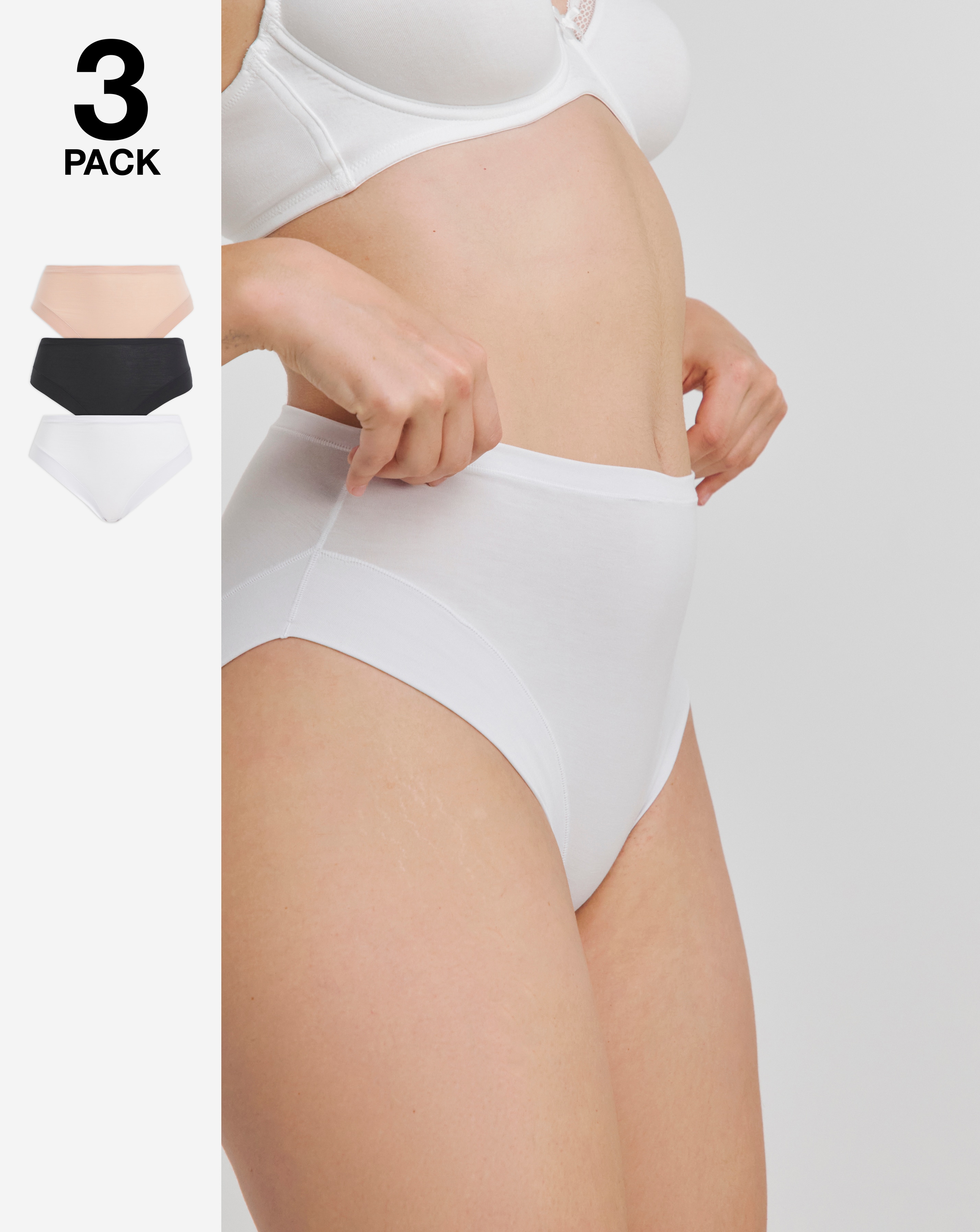 3 Pack Full Fit Modal Knickers