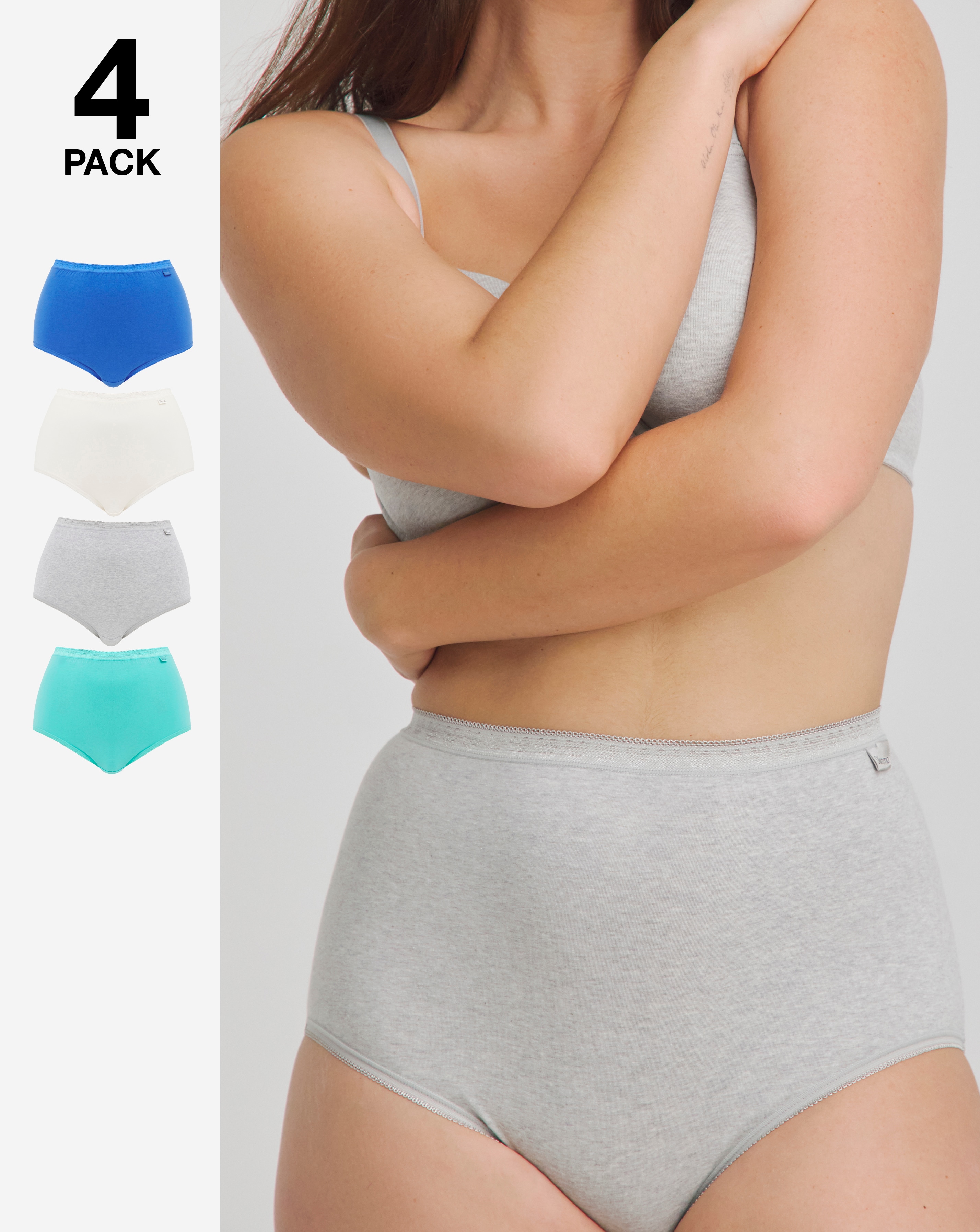 4 Pack Slimma Full Briefs