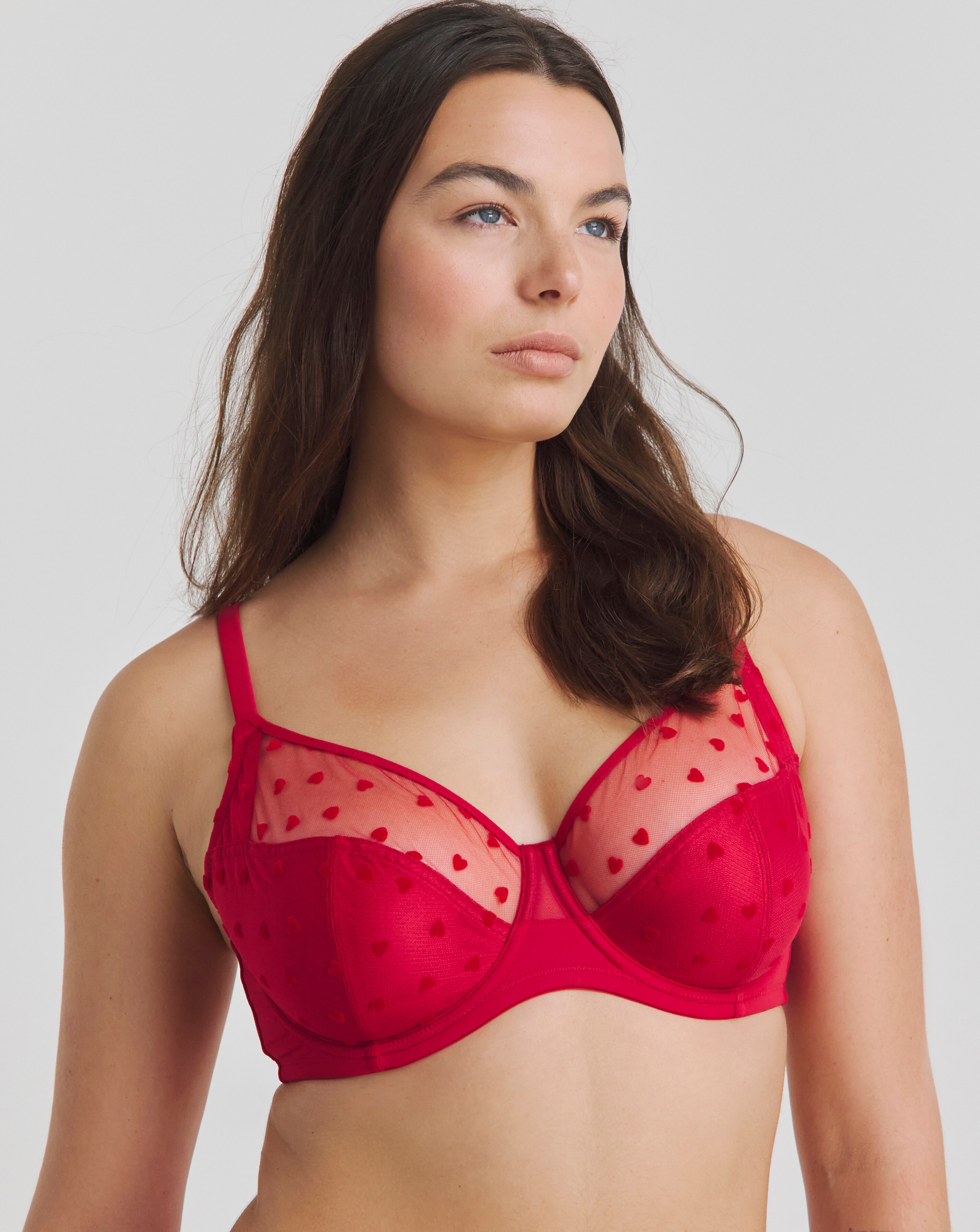 cute red bra