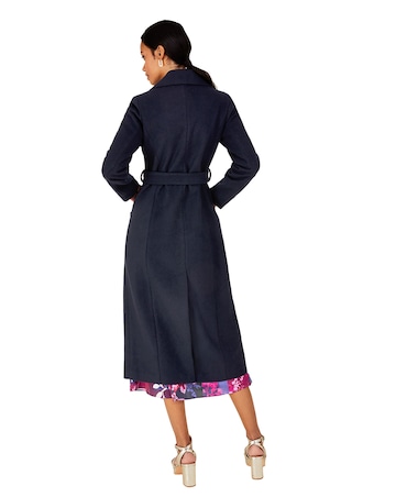 Monsoon Lola Belted Wool Trench Coat Simply Be