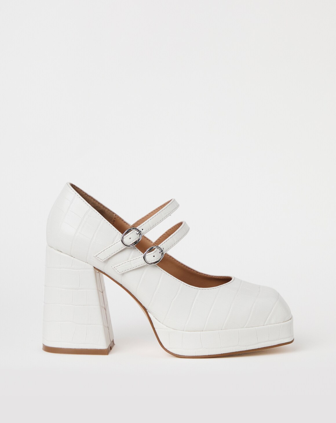 Romana Platform Closed Toe Heeled Shoe Ex Wide Fit SimplyBe