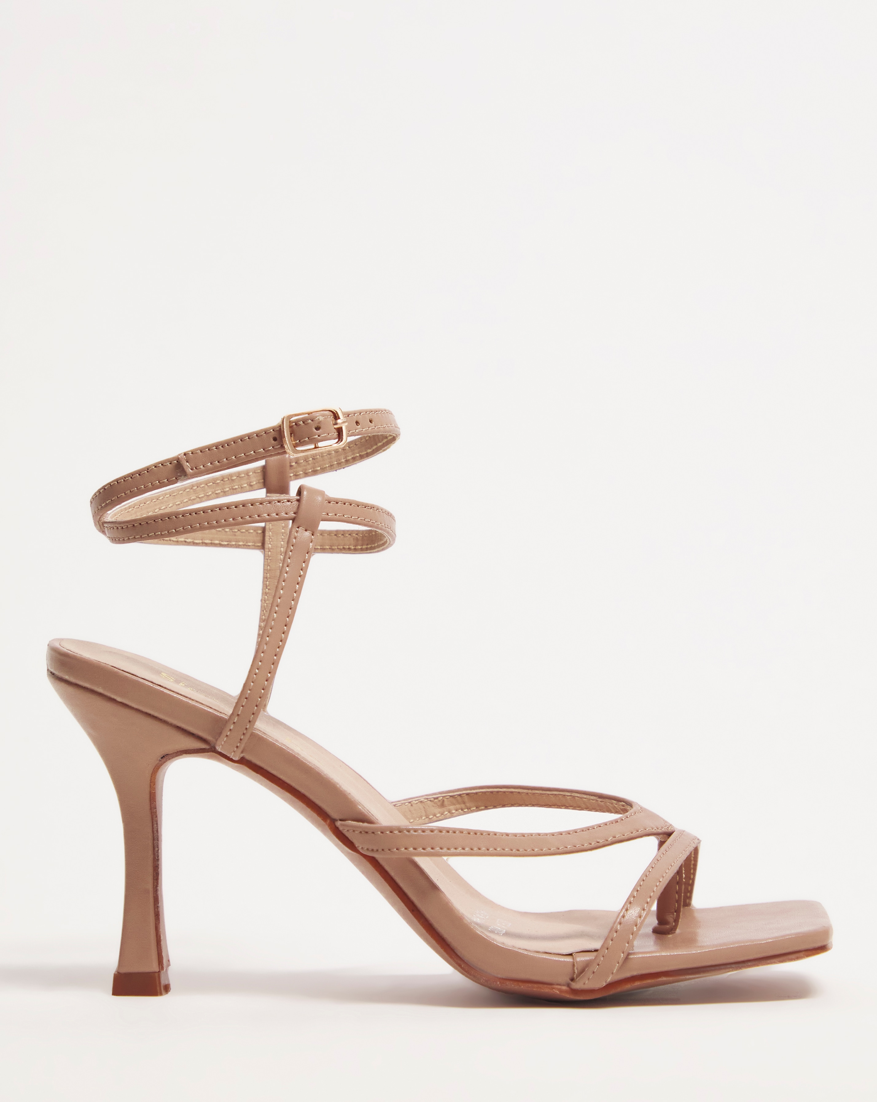 Simply Be - Strappy Ankle Tie Sandals Ex Wide -  Size: 9