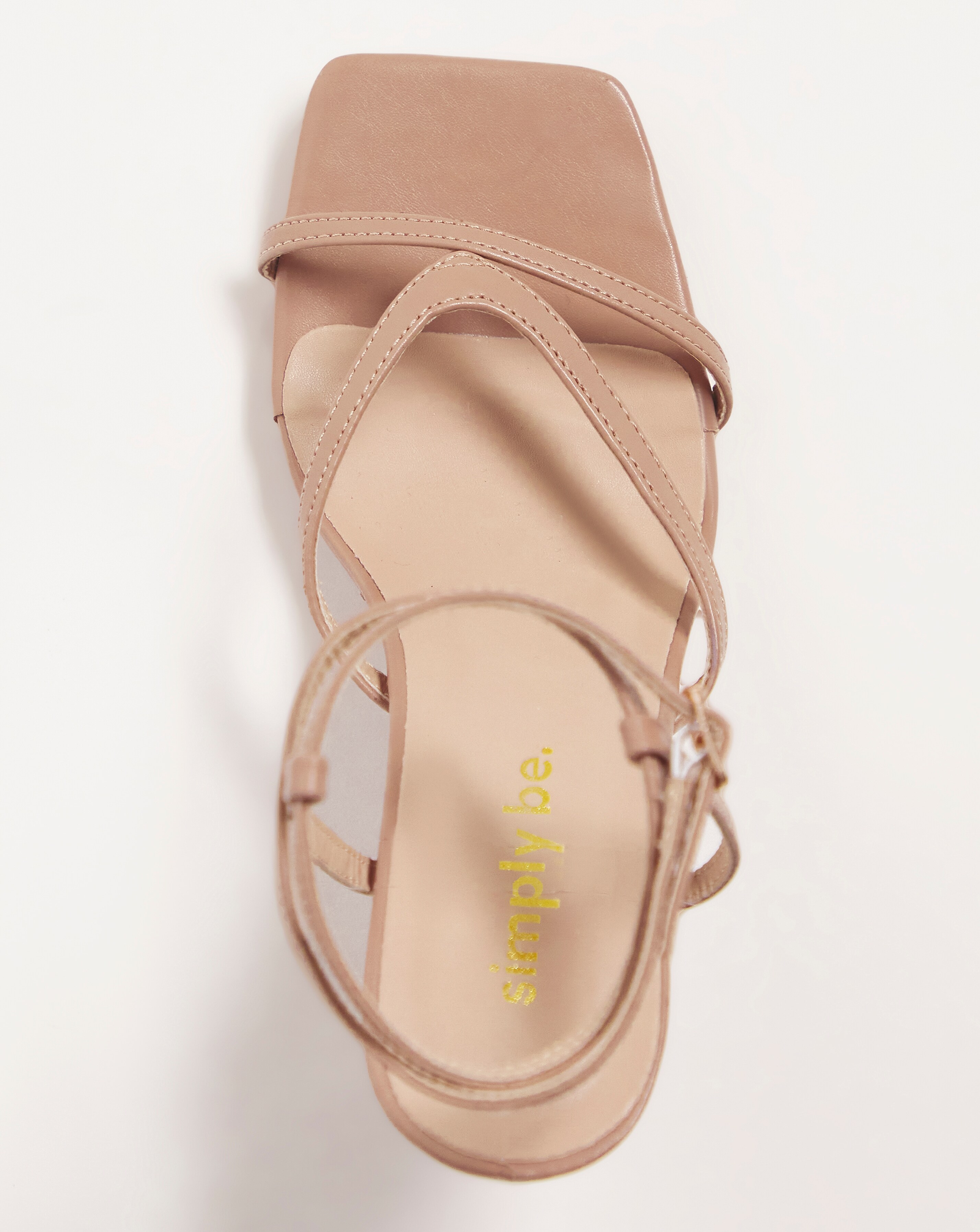 Nude sales tie sandals