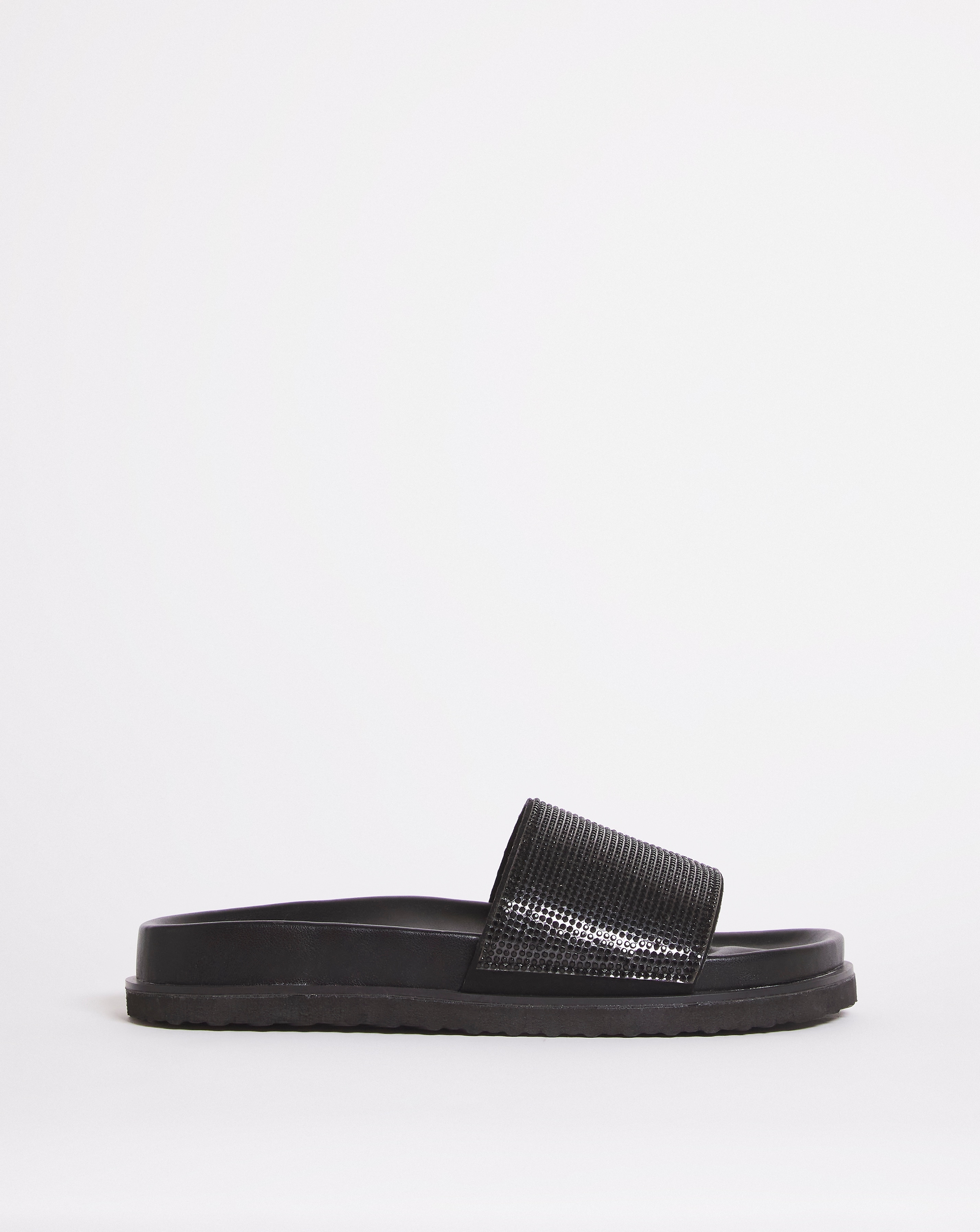 Baha Diamante Sliders Ex Wide Fit | Simply Be
