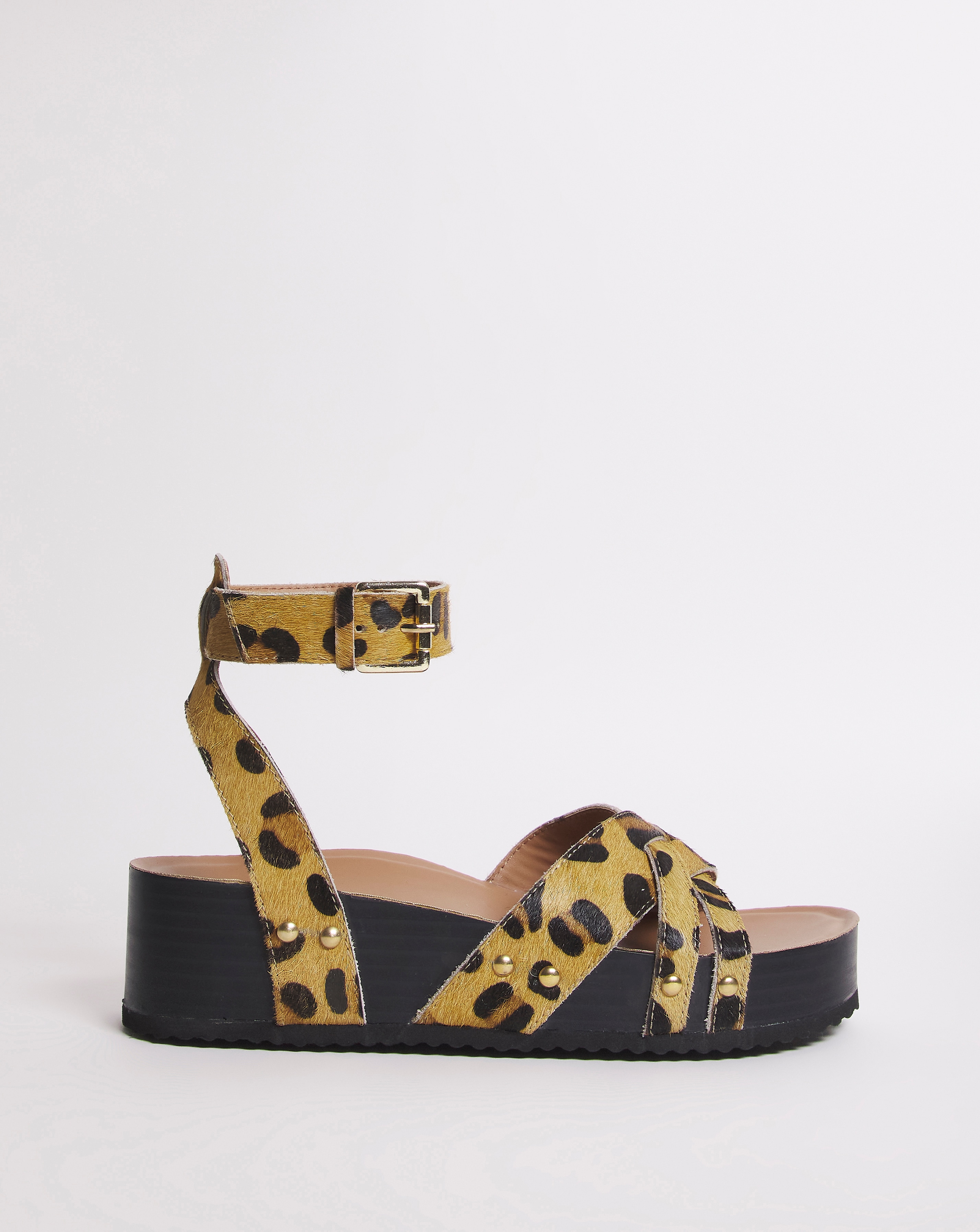 Flatform Crisscross Sandals ExWide Fit