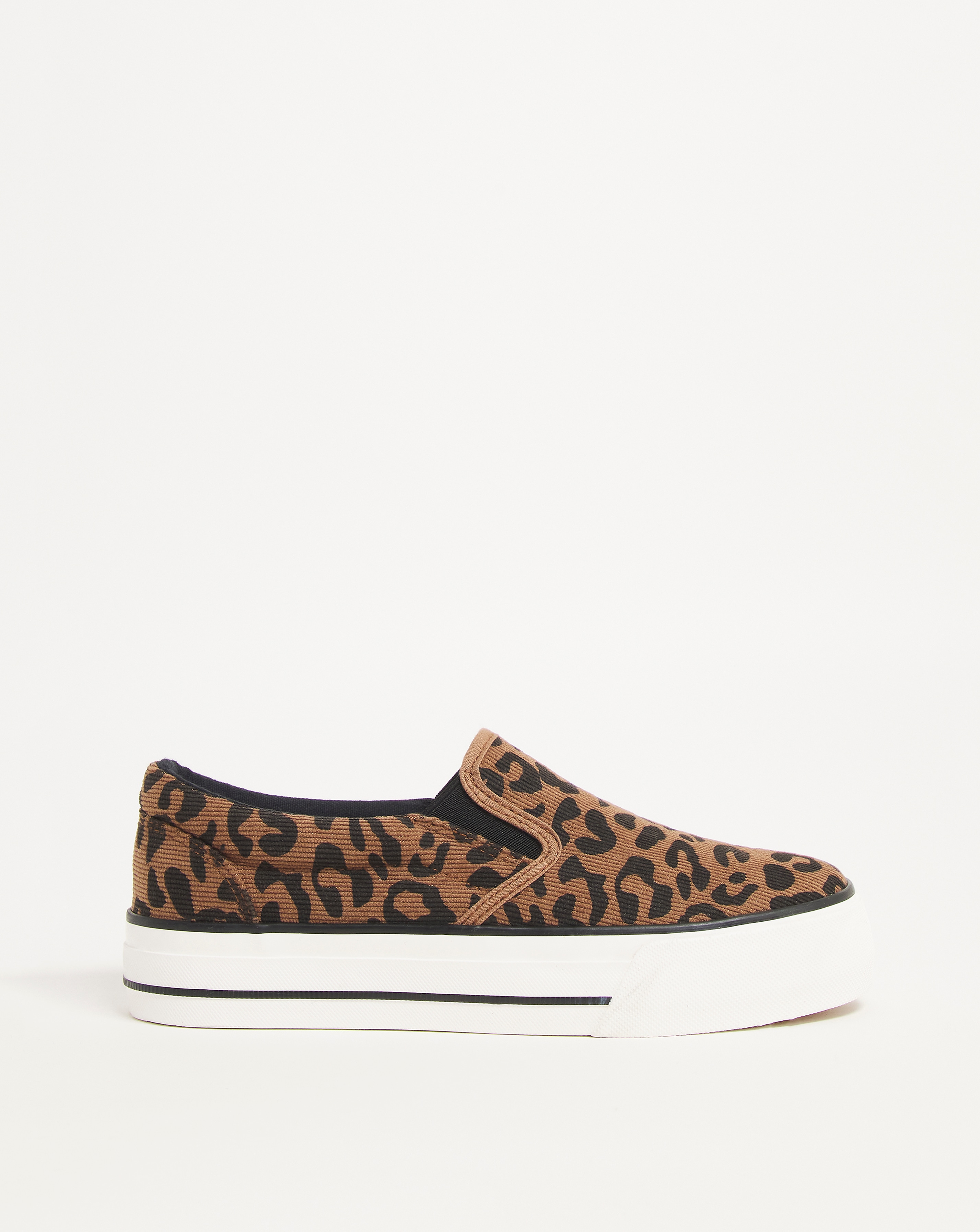 Slip on sneakers animal print sale