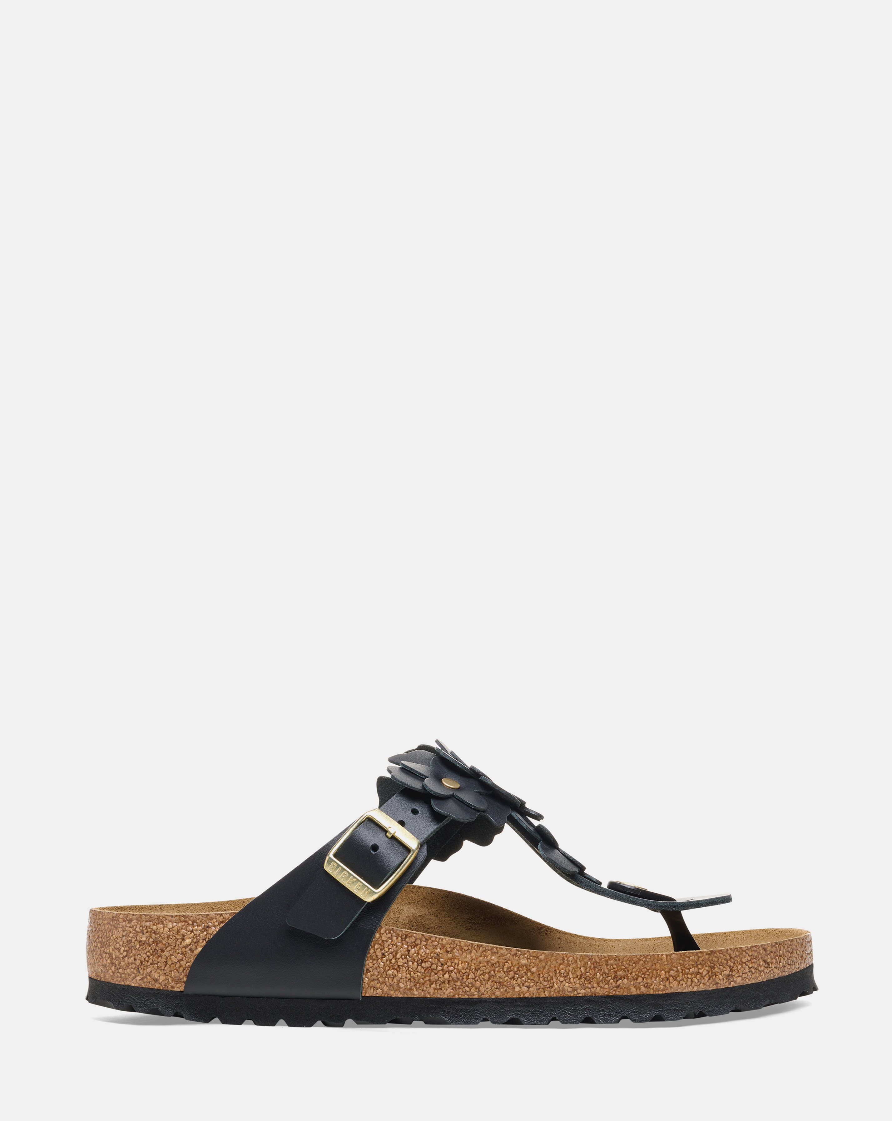 New In - Birkenstock Gizeh Leather Flower Sandals
