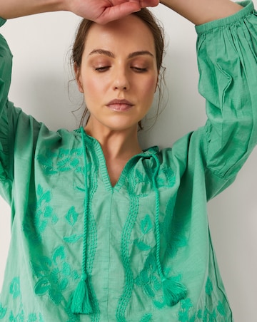 Monsoon Milly Slouchy Embroidered Blouse