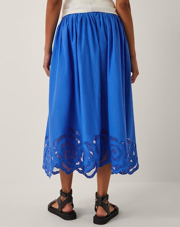 Monsoon Grace Cutwork Midi Skirt