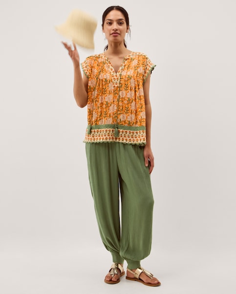 Monsoon Reese Shirred Harem Trousers
