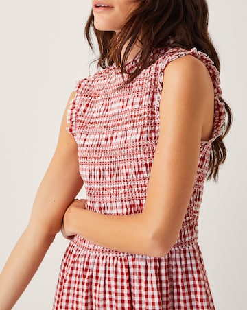 Monsoon Greta Gingham Maxi Dress