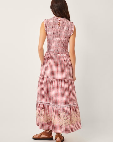 Monsoon Greta Gingham Maxi Dress