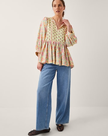 Monsoon Betty Mix Floral Print Top