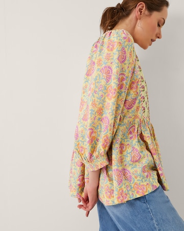 Monsoon Betty Mix Floral Print Top