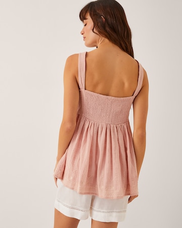 Monsoon Eliza Embroidered Cami Top