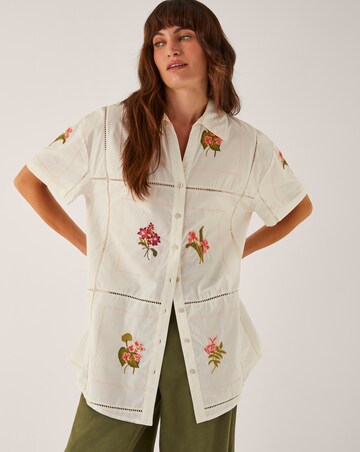 Monsoon Luna Floral Embroidered Shirt
