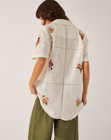 Monsoon Luna Floral Embroidered Shirt