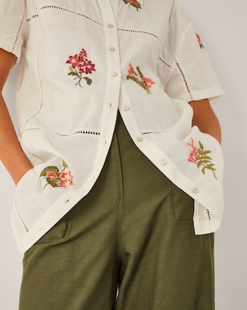 Monsoon Luna Floral Embroidered Shirt