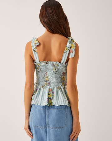 Monsoon Lucille Floral Smocked Top