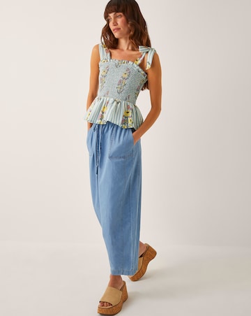 Monsoon Lucille Floral Smocked Top