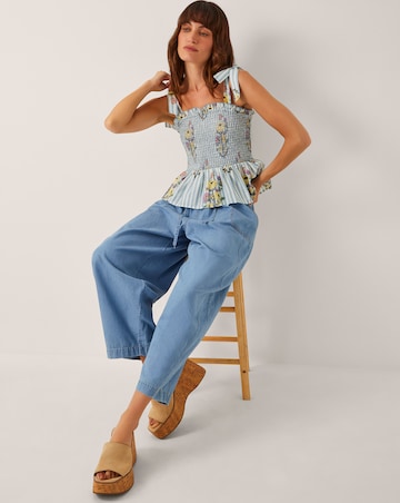 Monsoon Jade Lightweight Barrel Jeans