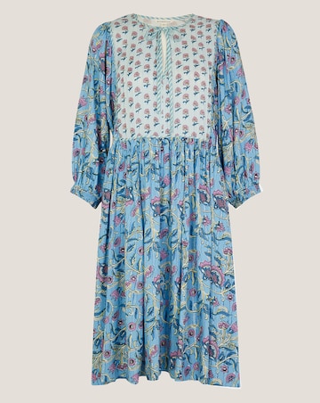 Monsoon Aine Floral Print Mini Dress