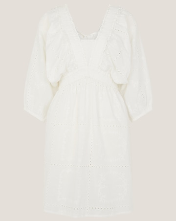 Monsoon Nova Broderie Mini Dress