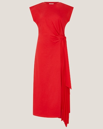 Monsoon Tilly Tie-Side Jersey Midi Dress