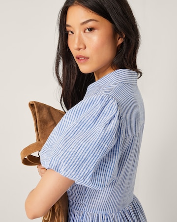 Monsoon Winnie Stripe Maxi Shirt Dress