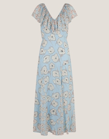 Monsoon Chloe Floral Ruffle Maxi Dress