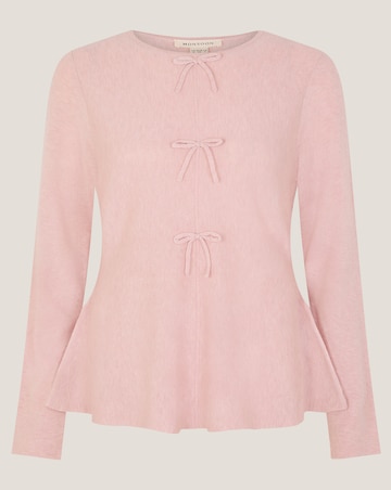 Monsoon Paula Peplum Bow Jumper