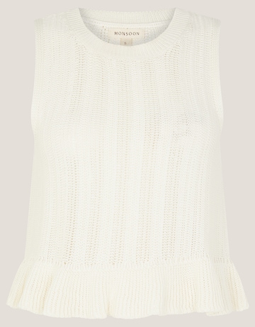 Monsoon Ruby Ruffle Knit Tank Top