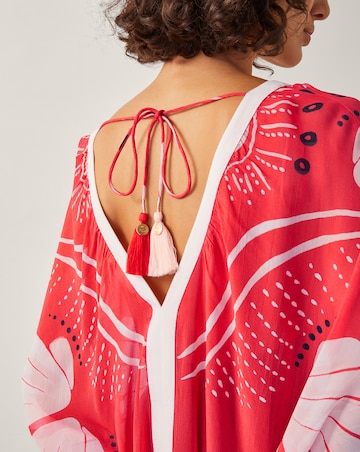 Monsoon Nara Shell Print Mini Kaftan