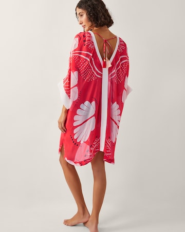 Monsoon Nara Shell Print Mini Kaftan