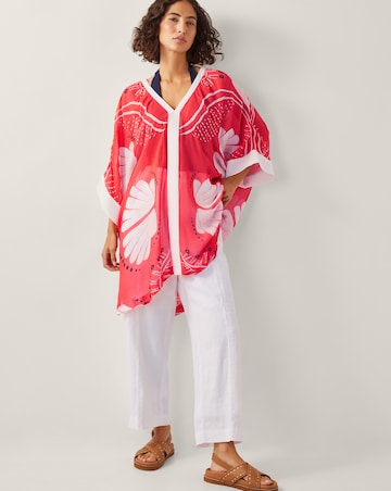 Monsoon Nara Shell Print Mini Kaftan