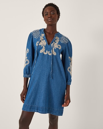 Monsoon Holly Denim Mini Dress