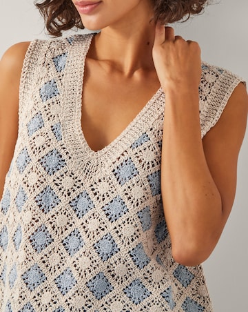 Monsoon Ray Crochet Tank Top