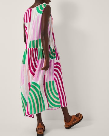 Monsoon Georgia Stripe Midi Dress