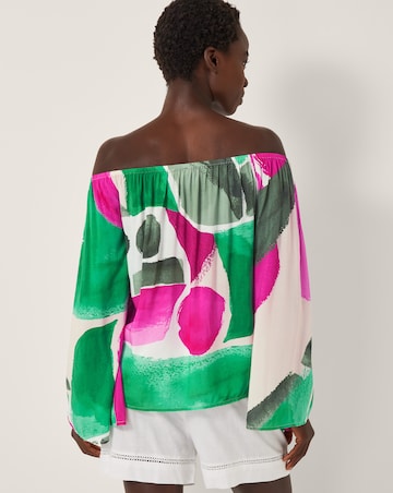 Monsoon Miley Colour Block Bardot Top
