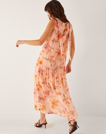 Monsoon Cassia Floral Print Midi Dress